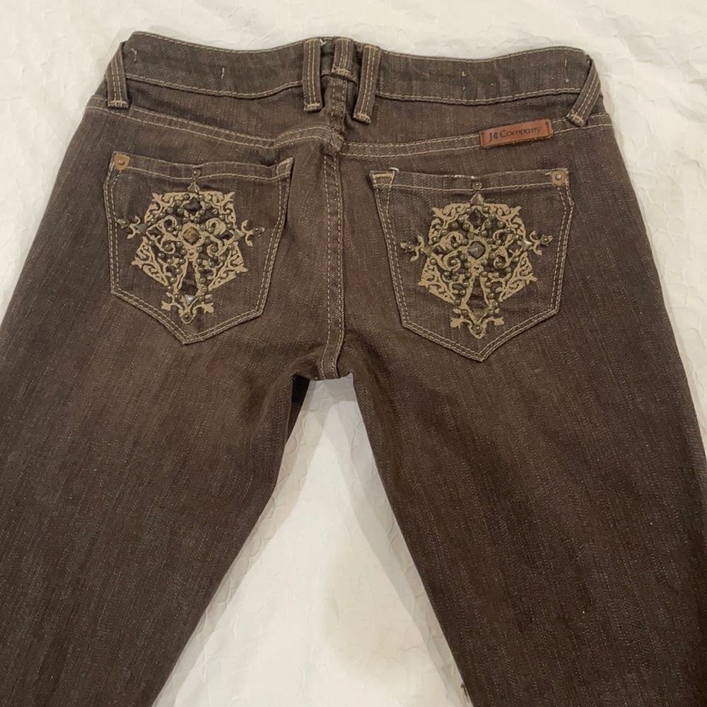 Brown J & Company Bootcut Jeans